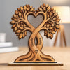 Personalized 2-Layered Wooden Plaque - Anniversary Wedding Gifts For Couple - Love Looks Better In Summer