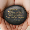 Personalized Printed Rock - Anniversary Wedding Gifts For Couple - Earlier You, Longer Us
