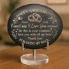 Personalized Printed Rock - Anniversary Wedding Gifts For Couple - Love You More Every Anniversary