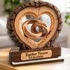 Personalized 2-Layered Wooden Plaque - Anniversary Wedding Gifts For Couple - Better Together