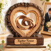 Personalized 2-Layered Wooden Plaque - Anniversary Wedding Gifts For Couple - Better Together