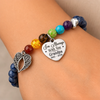 Personalized Rainbow Bridge Bracelet - Memorial Sympathy Gifts - Love Knows No Goodbye