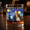 Personalized Photo Whiskey Glass - Anniversary Wedding Gifts For Couple - Forever And Always