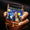 Personalized Photo Whiskey Glass - Anniversary Wedding Gifts For Couple - Forever And Always