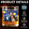 Personalized Photo Whiskey Glass - Anniversary Wedding Gifts For Couple - Forever And Always