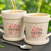 Personalized Plant Pot Ceramic Mug - Gifts For Gardeners - Just A Girl And Her Pot
