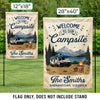 Personalized Flag - Summer Vacation Gifts For Campers, Family - Adventure Awaits