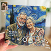Personalized Photo Music Fridge Magnet - Can Play Songs - Anniversary Wedding Gifts For Couple - Sweet Melodies, Wrinkly Smiles