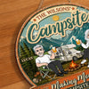 Personalized Wood Sign - Anniversary Wedding Camping Gifts For Campers, Couple - Camp Life Best Life