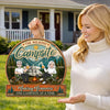 Personalized Wood Sign - Anniversary Wedding Camping Gifts For Campers, Couple - Camp Life Best Life