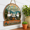 Personalized Wood Sign - Anniversary Wedding Camping Gifts For Campers, Couple - Camp Life Best Life