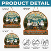 Personalized Wood Sign - Anniversary Wedding Camping Gifts For Campers, Couple - Camp Life Best Life