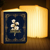 Personalized Foldable LED Magic Book Lamp - Gifts For Book Lovers, Bookworms, Readers - Where Stories Begin