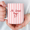 Personalized Mug – Back To School Gifts For Teachers – Teaching Is A Work Of Heart