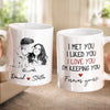 Personalized Photo Mug – Anniversary Wedding Gifts For Couple – I Liked You I Love You