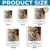 Personalized Photo Acrylic Fridge Magnet - Anniversary Wedding Gifts For Couple - Years Pass, Love Remains