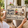 Personalized Home Decor Metal Sign - Anniversary Wedding Gifts For Couple - You're Stuck With Me Now