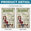 Personalized Flag - Garden Gifts For Gardeners, Dog Lovers - Her Spoiled Pups, Her Paradise