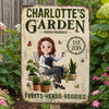 Personalized Metal Sign – Garden Gifts For Gardeners – My Little Green Paradise
