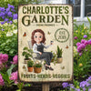 Personalized Metal Sign – Garden Gifts For Gardeners – My Little Green Paradise
