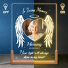 Personalized Photo Shaped 3D LED Walnut Night Light - Memorial Sympathy Gift - Your Light Will Always Shine In My Heart