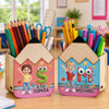 Personalized Kids Wooden Pencil Pen Holder - Back To School Gifts For Kids - Ready To Shine