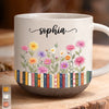 Personalized Printed Pottery Mug - Gifts For Book Lovers, Bookworms, Readers - Where Books Bloom