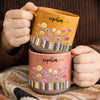 Personalized Printed Pottery Mug - Gifts For Book Lovers, Bookworms, Readers - Where Books Bloom