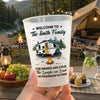 Personalized Party Cups – Camping Gifts For Campers – Cold Drinks, Warm Hearts, Strong Family