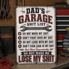 Personalized Metal Sign – Gifts For Man – Don't Touch My Tools