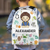 Personalized Kid Backpack - Back To School Gift For Kid - The Future Of The World Is In My Classroom Today