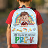 Personalized Kid Backpack - Back To School Gift For Kid - Ready To Learn Big Things