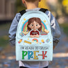 Personalized Kid Backpack - Back To School Gift For Kid - Ready To Learn Big Things