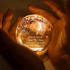 Personalized Photo Crystal Globe Lamp - Memorial Sympathy Gifts - A Love That Remains