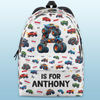 Personalized Kid Backpack - Back To School Gift For Kid - Big Wheels Bigger Dreams