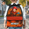Personalized Kid Backpack - Back To School Gift For Kid - Brave Little Firefighter Hero