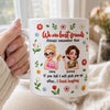 Personalized Mug – Gifts For Women, Besties, Sisters, BFF – Cheer With Best Friend