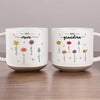 First Mom, Now Grandma - Family Personalized Custom Printed Pottery Mug - Gift For Mom, Grandma