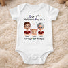 Custom First Mother's Day Baby Onesie - Personalized Baby Shower, Gender Reveal Gifts For New Moms, New Dads, New Parents - Made Of Love