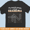 Custom Unisex T-shirt, Premium T-shirt, Hoodie - Personalized Mother's Day Birthday Gifts For Mom, Grandma - Love Begins With Grandma