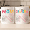 Custom Word Search Puzzle Mug - Personalized Mother's Day Birthday Gifts For Mom, Grandma - Love Found A New Title
