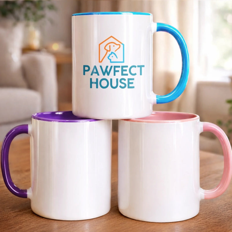 Custom 3D Inflated Effect Printed Accent Mug - Personalized Mother's Day Gifts For Mom, Grandma - Holding Your Hand, Holding My Heart