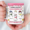 Custom 3D Inflated Effect Printed Mug - Personalized Funny Mother's Day Birthday Gifts For Mom - Mom Raised Tiny Troublemakers