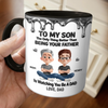 Custom 3D Inflated Effect Printed Accent Mug - Personalized Birthday Gifts For Son - My Greatest Blessing