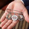 Custom Lapel Pin With Photo Charms - Personalized Memorial Sympathy Graduation Gifts For Him, Her - We're Always With You