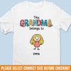 Custom Unisex T-shirt, Premium T-shirt, Hoodie - Personalized Mother's Day Birthday Gifts For Mom, Grandma - Official Grandma Fan Club