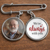 Custom Lapel Pin With Photo Charms - Personalized Graduation Gifts For Him, Her - Dreams Achieved Goals Ahead