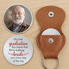 Custom Photo Pocket Hug - Personalized Memorial Sympathy Gifts For Loss Of Mom, Dad - Your Strength Still Guides Me