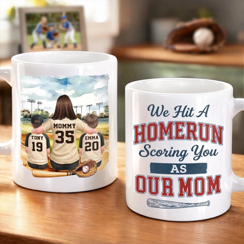 Custom Mug - Personalized Mother's Day Gifts For Baseball Mom, Grandma - The Best Coach We Ever Had