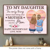 Custom Horizontal Poster - Personalized Mother's Day Birthday Gifts For Daughter - Where Memories Become Part Of Home